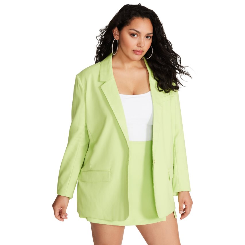 Light Green Steve Madden Kaira Women\'s Blazers | PH 7680PEK